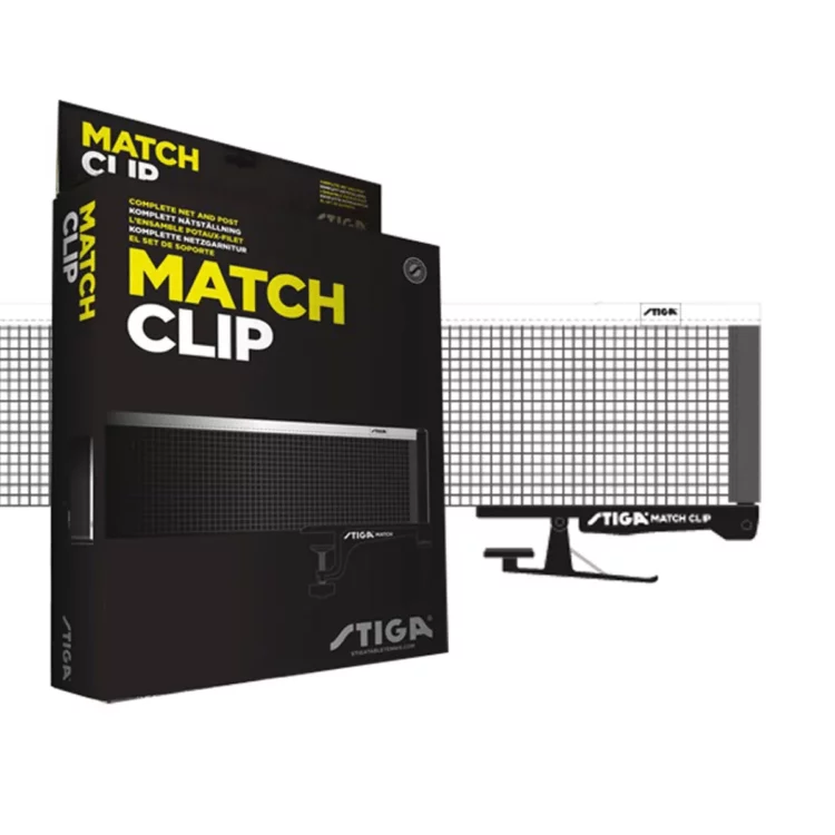 Soportes Tenis De Mesa Stiga Match Clip + Red