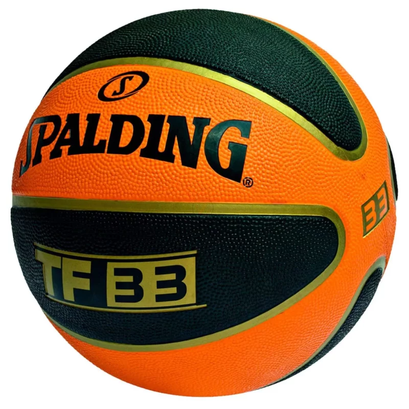 Pelota De Basquet Spalding Tf-33 Nba 3x Exterior Negro