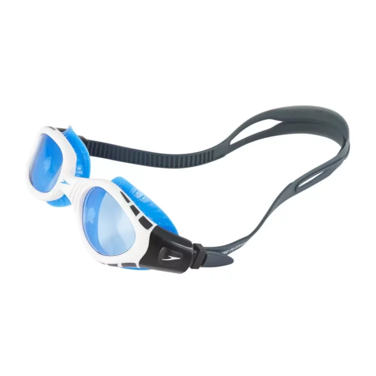 LENTE PARA NATACIÓN SPEEDO FUTURA BIOFUSE FLEXISEAL ADULTO - WHITE/BLUE - Imagen 2