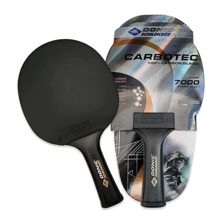 PALETA PARA PING PONG DONIC CARBOTEC 7000 CON FUNDA - Imagen 2