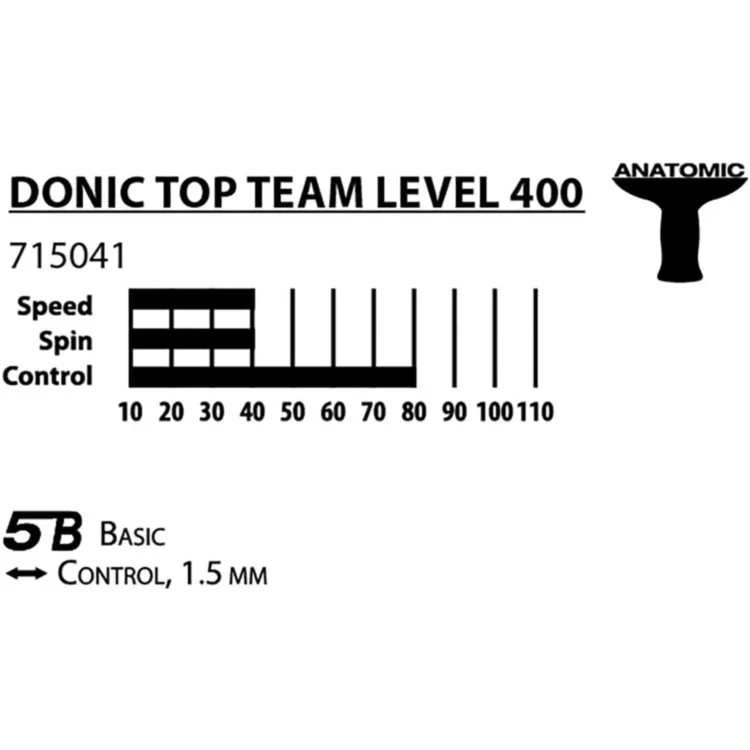 SET DE PING PONG DONIC TOP TEAM 400 - Imagen 5