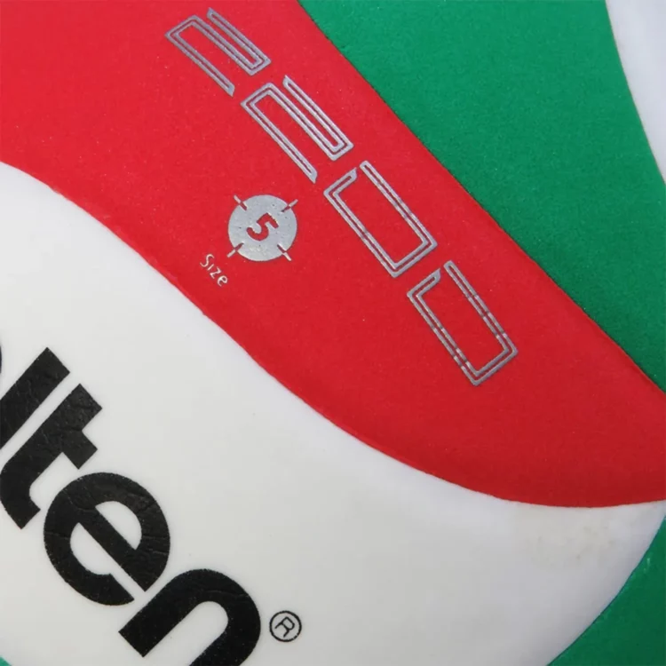 PELOTA PARA VOLEY MOLTEN #V5M-2200 SOFT TOUCH #5 BL/VR/RJ - Imagen 3