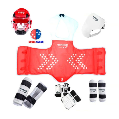 Kit de Proteccion Taekwondo Con Mochila